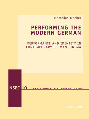 cover image of Performing the Modern German